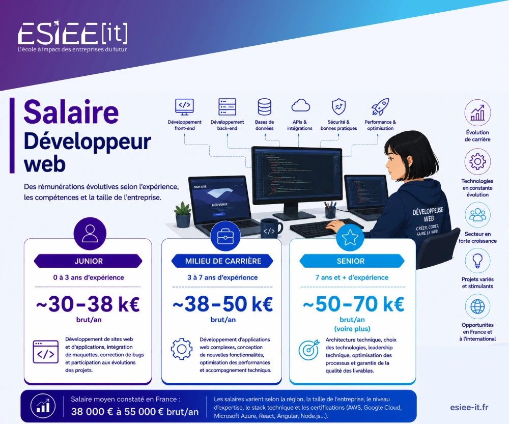 salaire du web developpeur