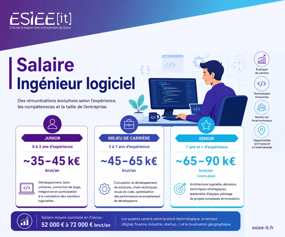 salaire de l'ingénieur logiciel
