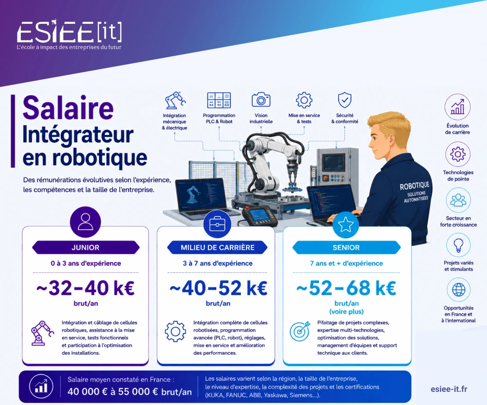 salaire de l'intégrateur robotique